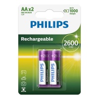 Аккумуляторы R6 Multilife B2 Baterie Philips rechargeable 2600mAh AA b2 2buc 