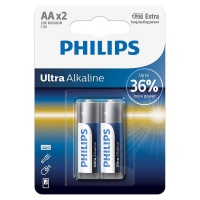 Батарейки LR6 Ultra Alkaline B2 Baterie Philips ultra alkaline AA b2 2buc 