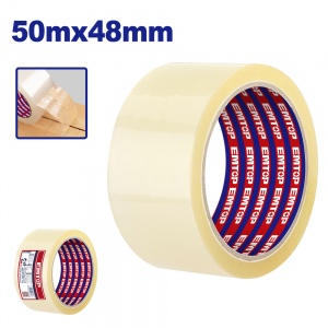 Banda adeziva transparenta 48mm 50 m EMTOP