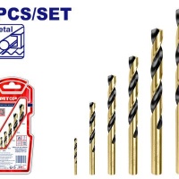 Set de burghie elicoidale HSS 6 buc EMTOP