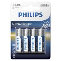 Батарейки LR6 Ultra Alkaline B4 Baterie Philips ultra alkaline AA b4 4buc 